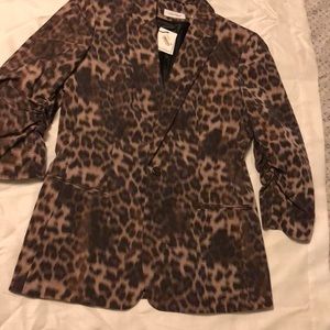 Calvin Klein one button blazer